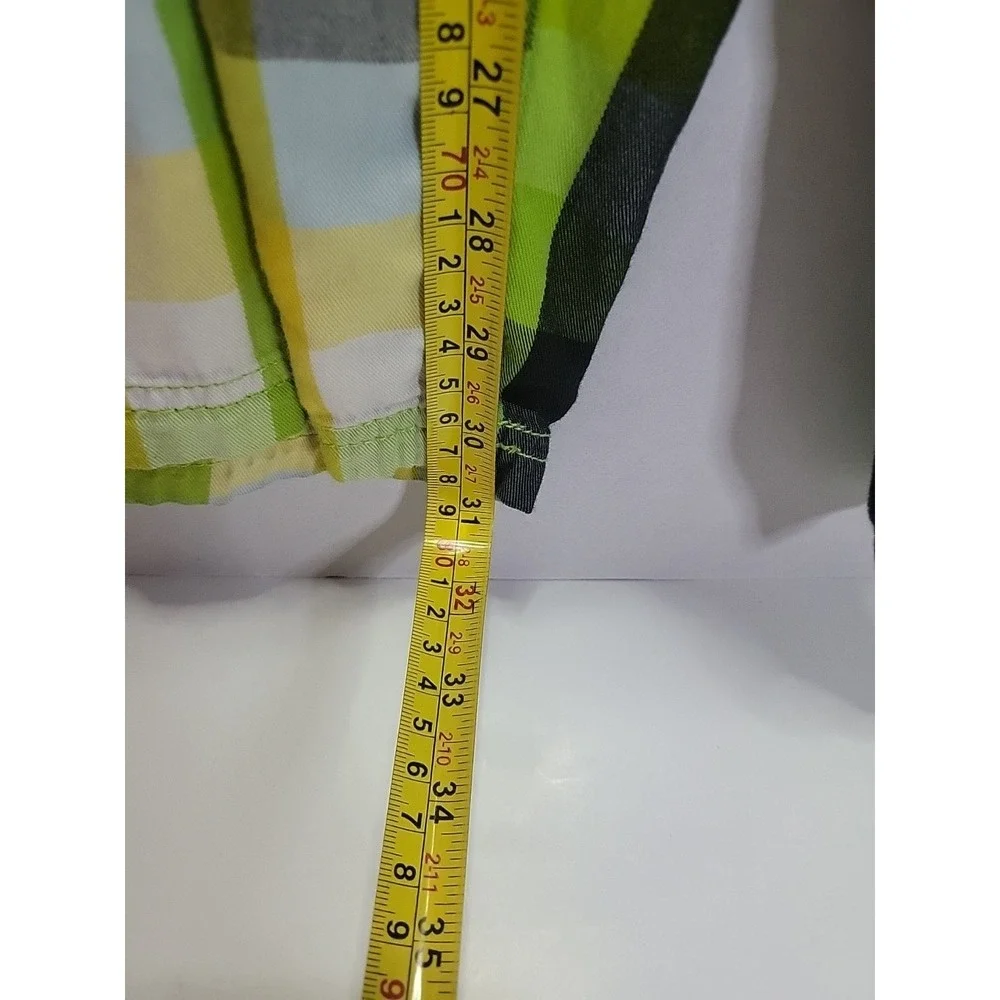 Vtg. Coogi Cargo Shorts Baggy Y2K Pastel Green,Yellow,Blue Embroidered Size 42 - Picture 8 of 14